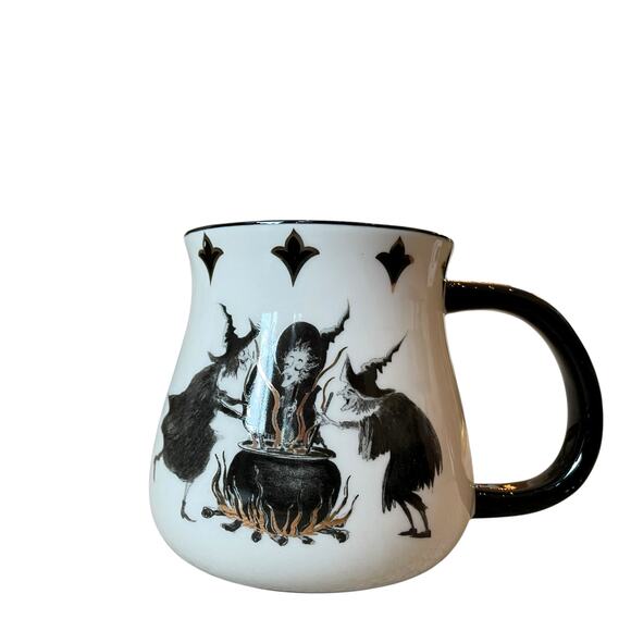 Potter's Studio Halloween WICKED WITCH Mugs Set of 2 Spooky Boo New - Picture 3 of 11